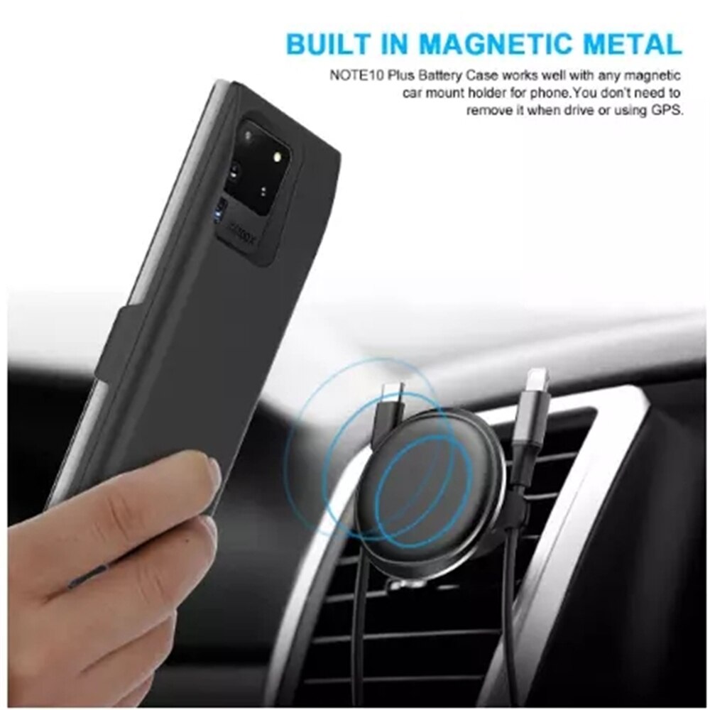 Zkfys powerbank deksel til samsung galakse  s20 ultra 5g batteriladeretuier 7000 mah powerbank ladeveske til samsung  s20 Plus