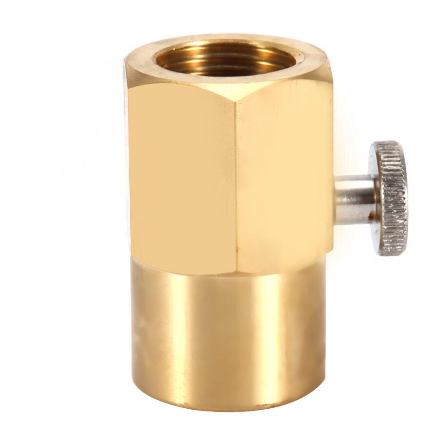 Brass Household Soda Bottle CO2 Connector Adapter for Filling Soda W21.8 to G1/2 fermenter