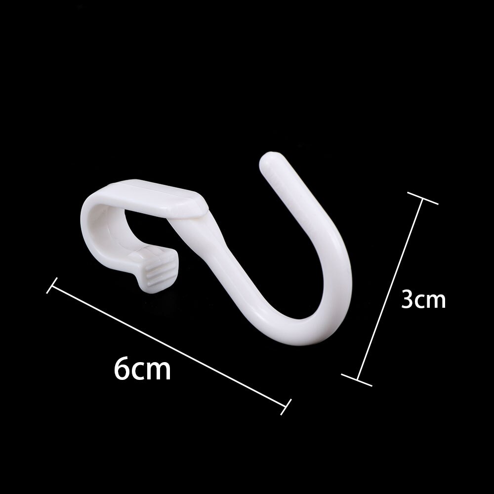 10pc/1 poser plastik mini krog multifunktionelle bærbare kroge køkken s kroge håndklædestang holdbar
