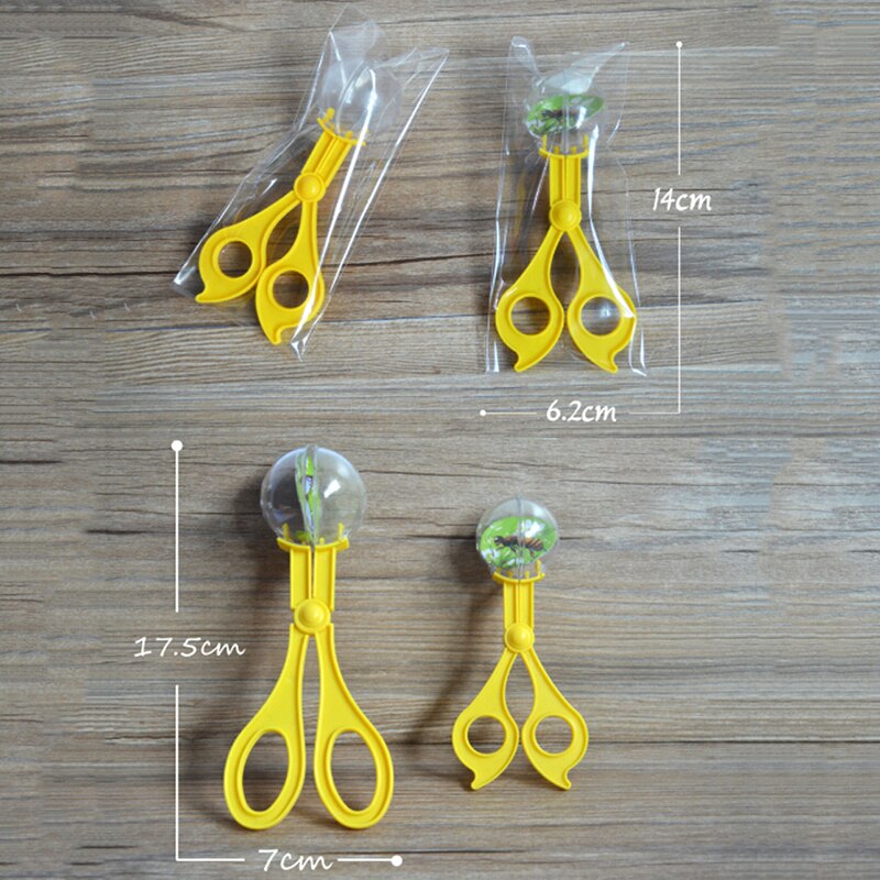 Cute Nature Exploration Toy Kit for Kids Children School Plant Insect Biology Study Tool Set Plastic Scissor Clamp Tweezers