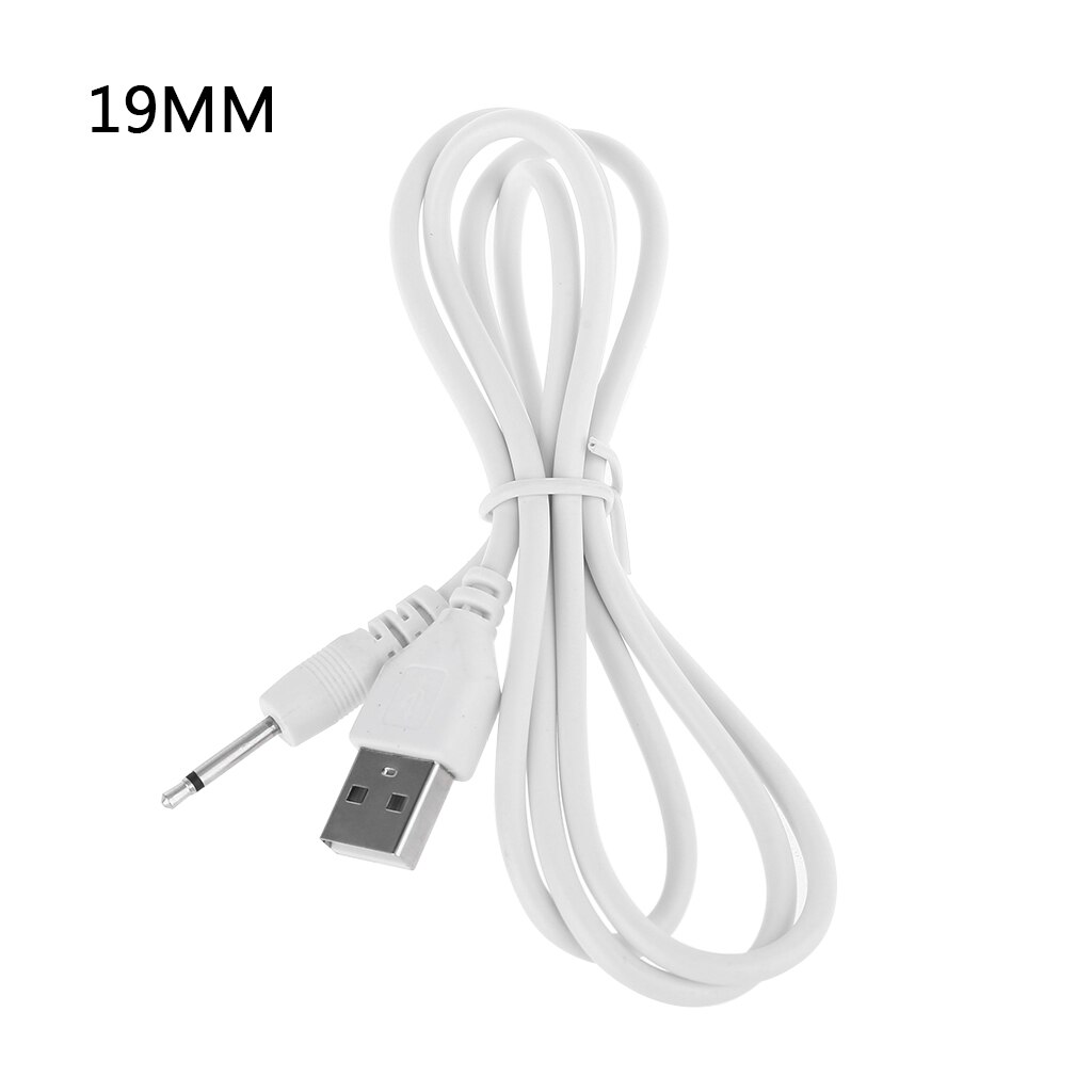 USB Charging Cable Cord Universal USB to 2.5 AUX Audio Mono Power Supply Charger 15/16/17/19mm Pin: Pin Type 19mm