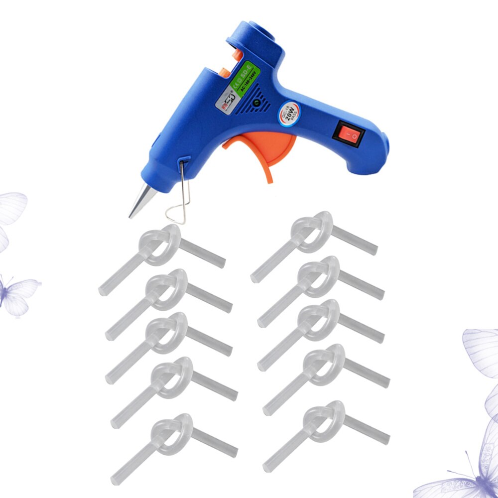 1 Set Van Duurzaam 100W Lijm Spuit Tool Kit Met 25 Stuks 11Mm Transparant Lijm Sticks voor Diy Kleine Craft En Quick Reparatie