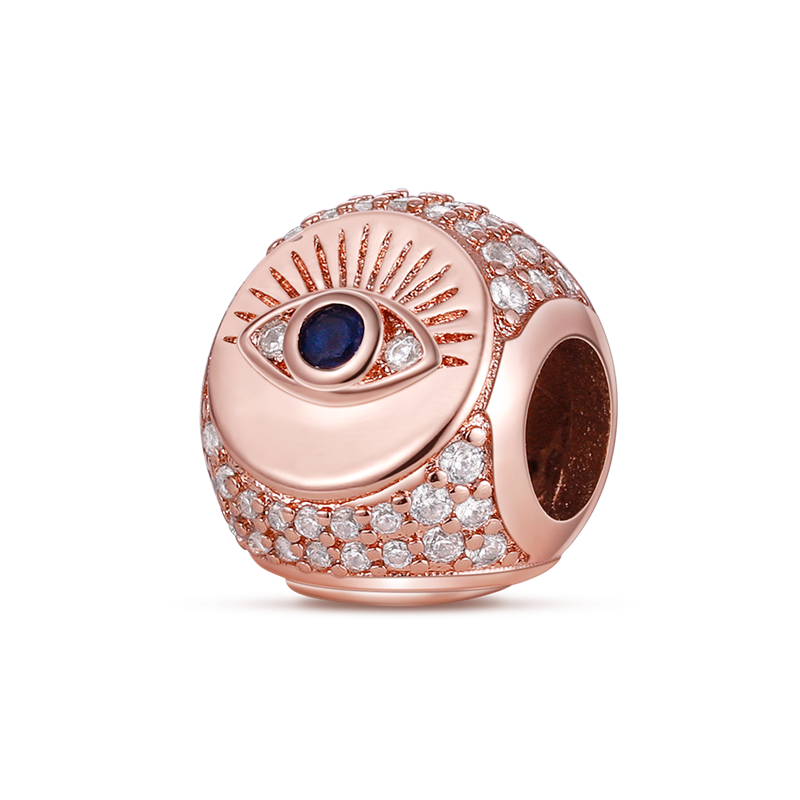 Hamsa-abalorios de mano de plata 925 auténtica, amuleto de mano de fátima con ojos azules de la suerte, compatible con pulsera Original, joyería: PTC616
