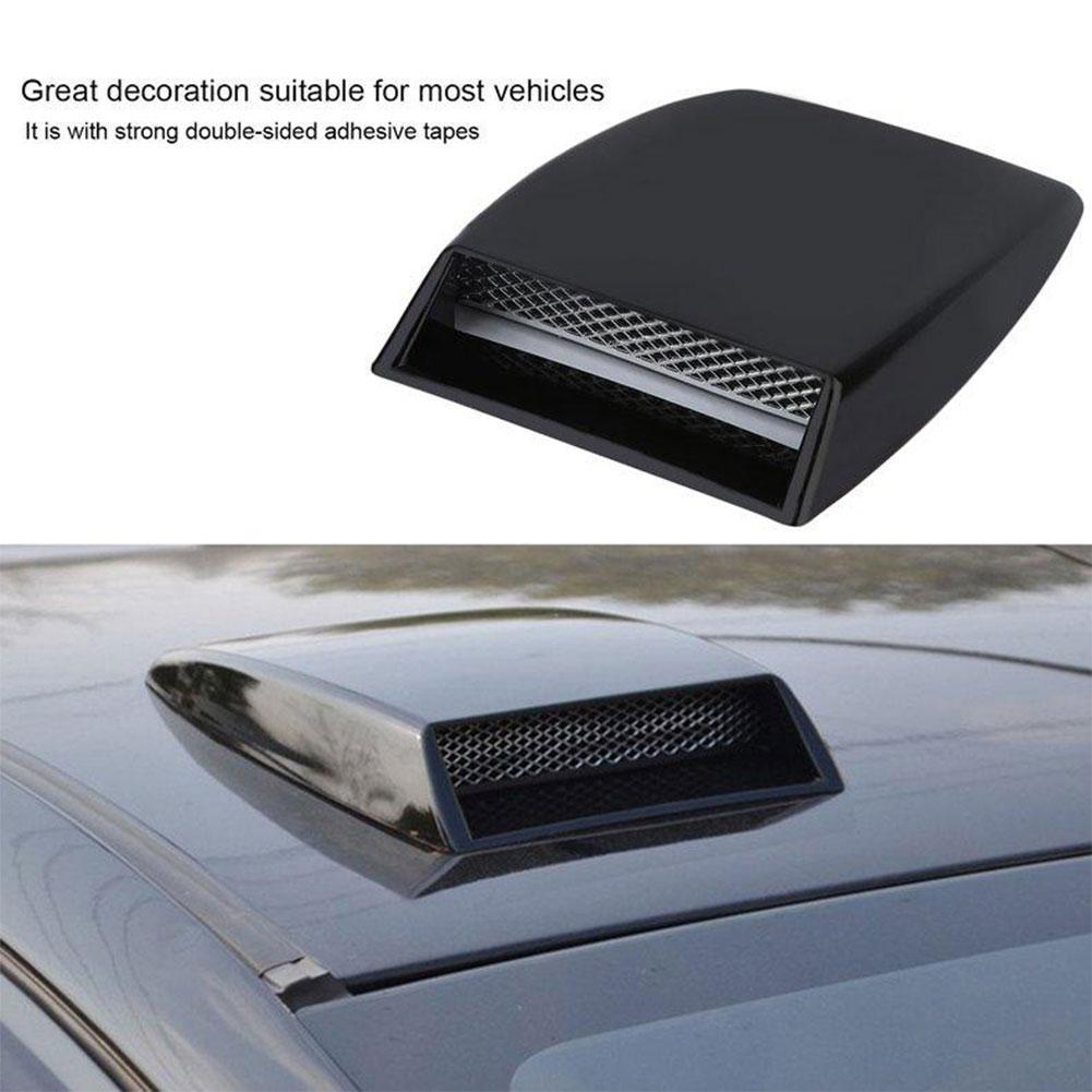 Universal Car Engine Hood Scoop Air Flow Intake Vent Cover ABS Front Engine Hood Cover Decoration Bonnet Hood Scoop SUV Truck