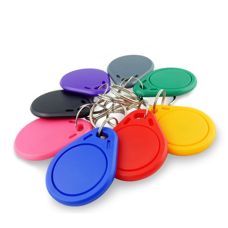 5pcs/lot 13.56MHz UID Changeable Keyfobs Token NFC Tag Rewritable RFID Writable Access Control Key Card Used to Copy /Clone Card