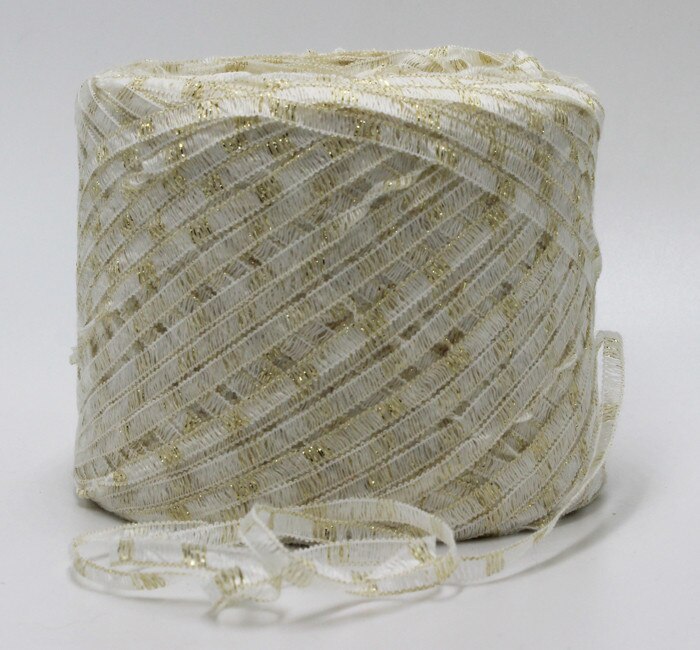 Broad Band tulle lace 250G/Lot Cotton linen ribbon line Knitwear Hand Knitting cheap Yarn For Knitting & Crocheting Thick t49