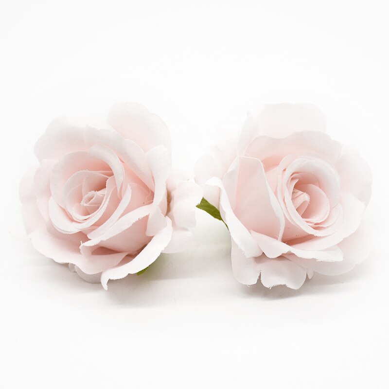10 stycken konstgjorda blommor siden rosor heminredning tillbehör bröllop scrapbook godis box arrangemang diy brosch jul: 2