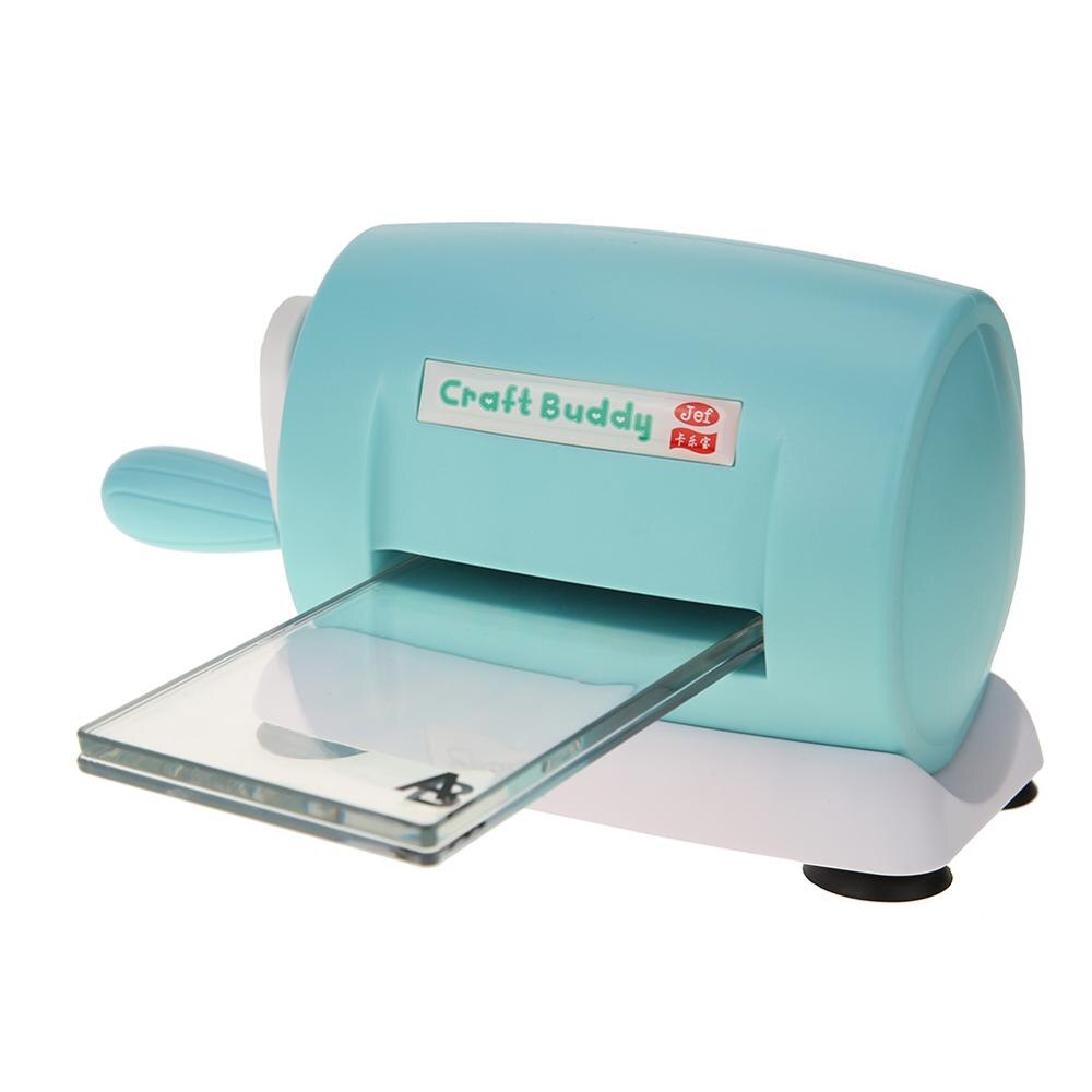 DIY Paper Cutting Embossing Machine Plastic Craft Scrapbooking Album Paper Cutter Piece Die Cut Die-Cut Machine: Blue