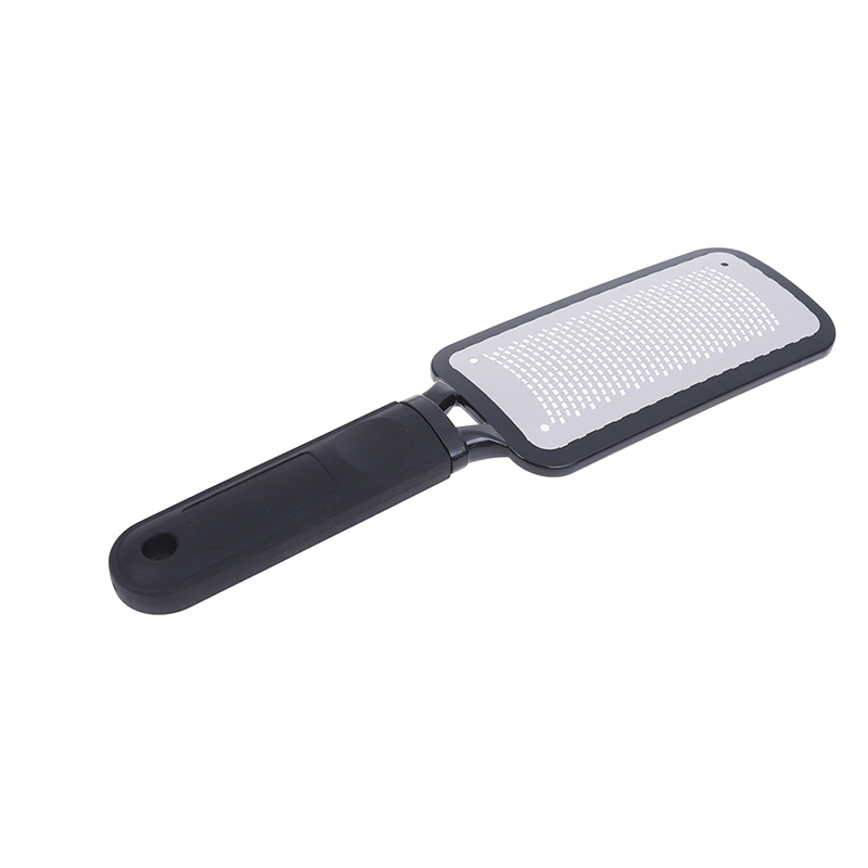 Microplane Grater For Feet Heel Black Foot Scrub Manicure Tools Rasp File Foot Pedicure Callus Remover Hard Dead Skin Scrubber