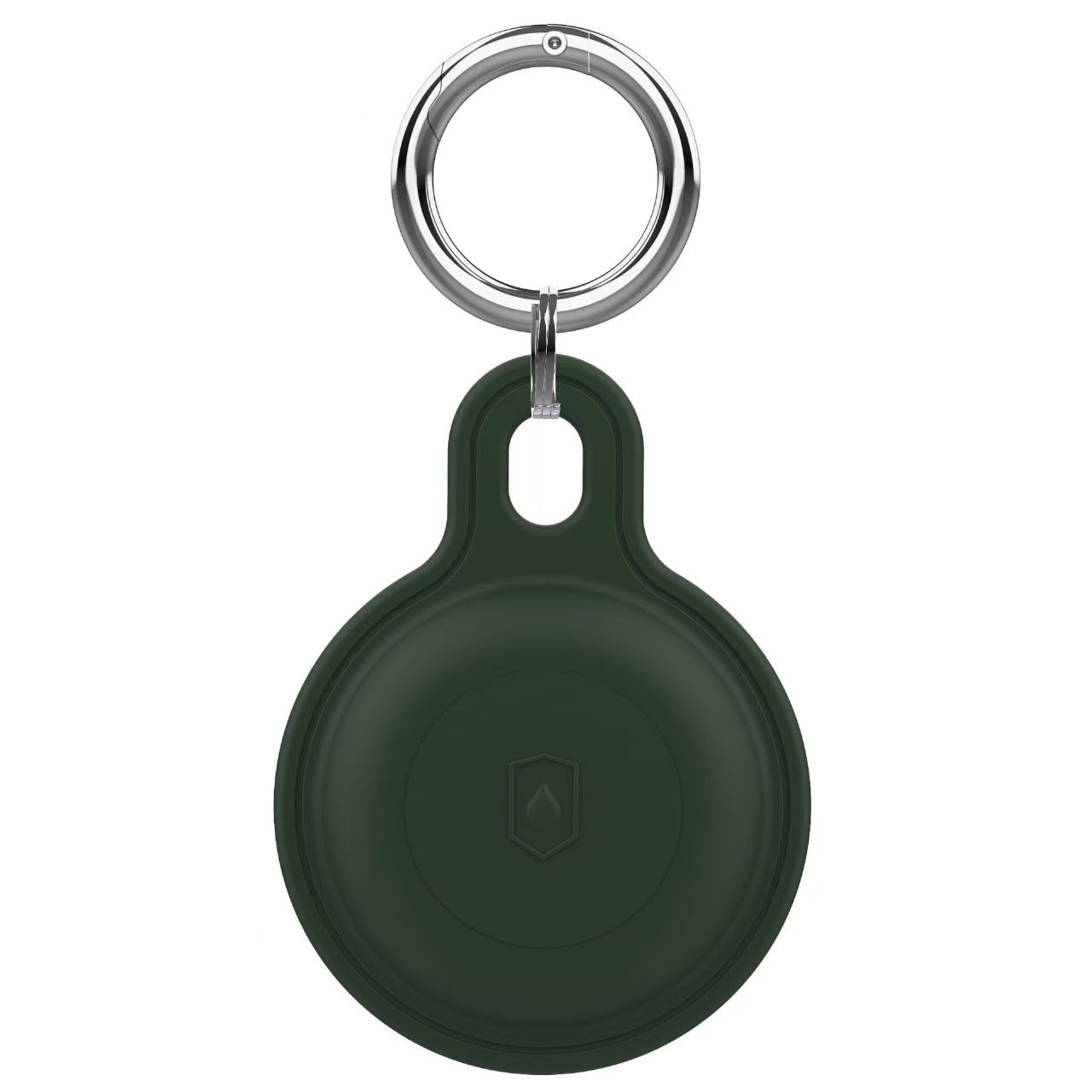 AirTag-Halfter Schlüsselanhänger – IPX6 Wasserdicht, Anti-Verlust, Kratzfeste Hülle für Apfel AirTag – für Schlüssel, Haustiere, Gepäck: Grün