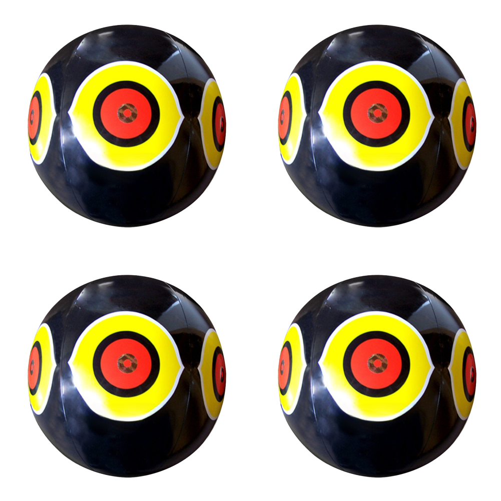 Ballons gonflables anti-oiseaux en PVC pour jardin extérieur, antiparasitaire, 40cm, 1-5 pièces: Marron