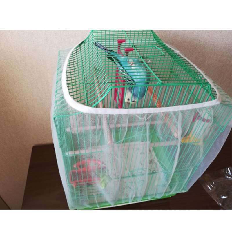 nylon siatka chwytnik strażnik ptak papuga pokrywa miękki łatwo czyszczenie nylon przewiewny tkanina siatka ptak klatka szybowa pokrywa łapacz ptak kieszonkowe dzieci