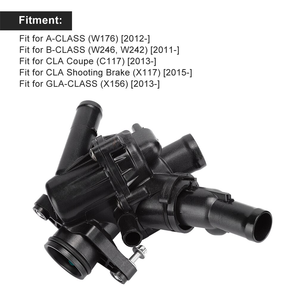 Koelvloeistof Thermostaat 2702000615 2702000415 Vervanging Fit Voor Mercedes-Benz W176 W246 C117 X156 Auto Accessoires