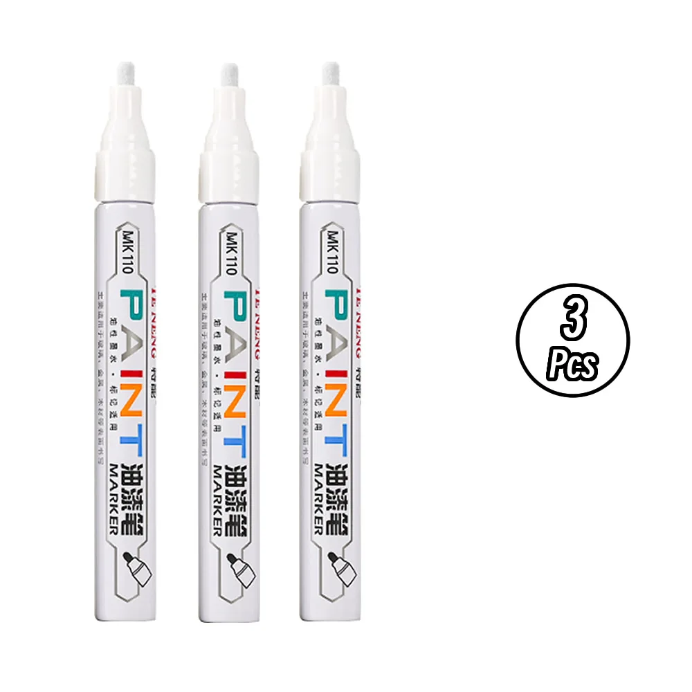 8 Kolorów Pisak robić Naprawy Rys Samochodowych Szybkoschnący Lakier robić Retuszu Wodoodporny znacznik robić Opon i Felg Pisaki robić Lakieru Samochodowego: żółty