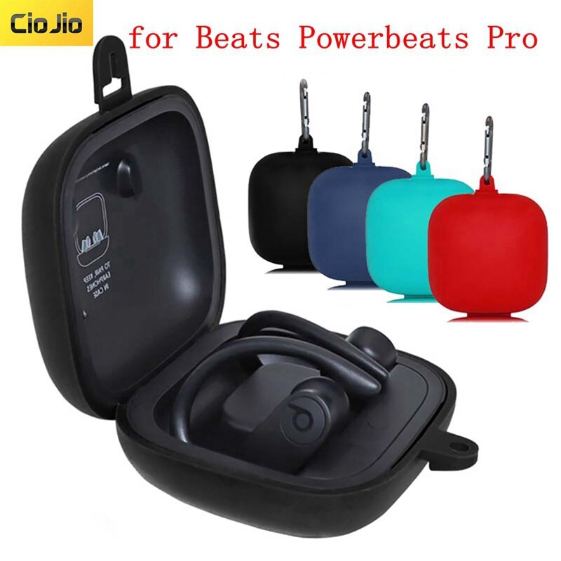 Por Beats auriculares Powerbeats Pro caso suave de la cubierta de la apertura Flexible de silicona cubierta protectora completa