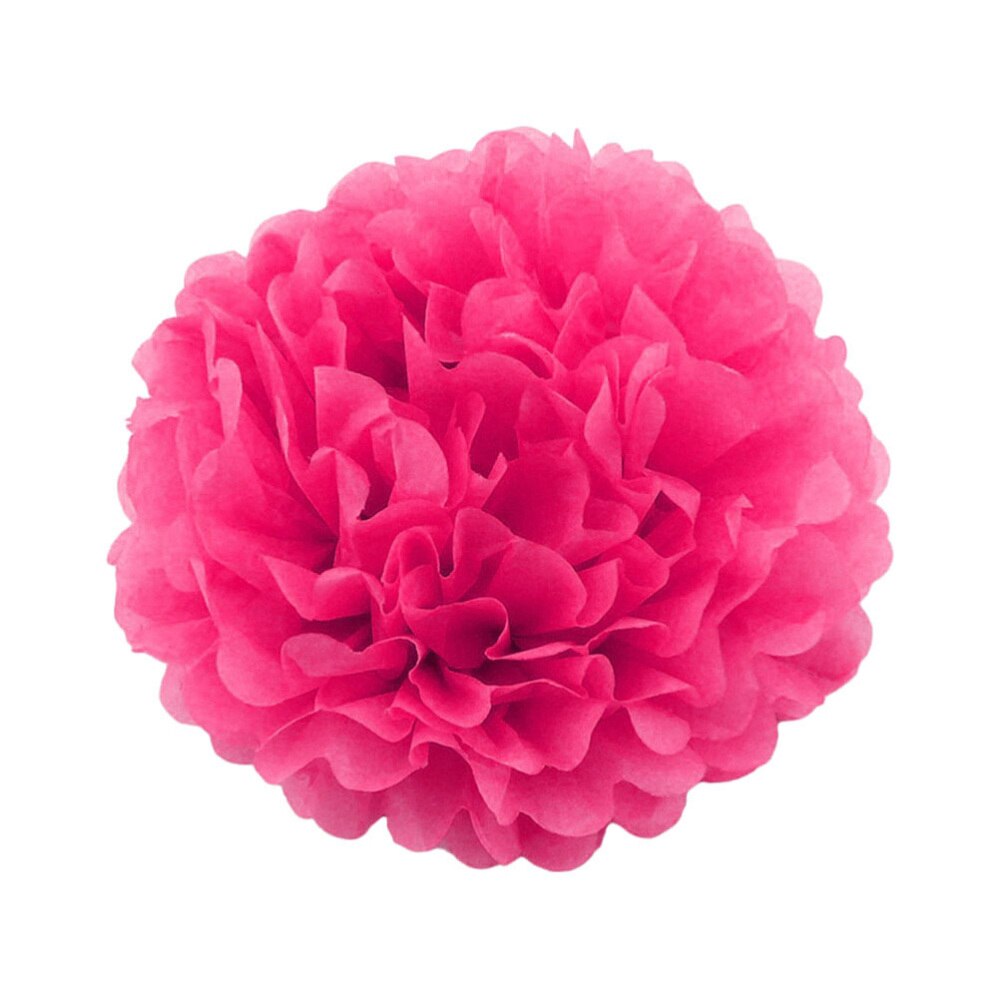9PCS Tissue Hanging Paper Pom-poms Flower Wedding Party Outdoor Decoration Premium Tissue Paper Pom Pom Flowers Craft Kit (