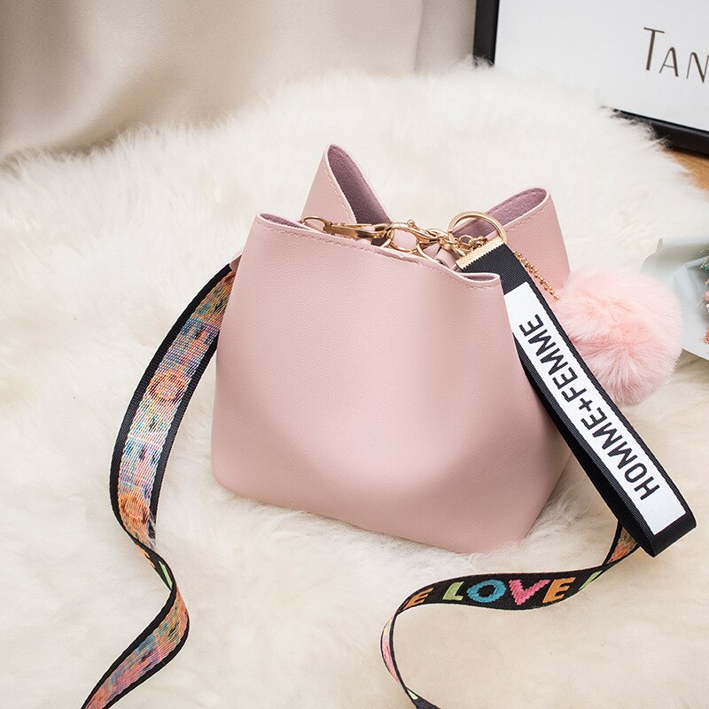 Lint Messenger Ms Emmer Handtas Mobiele Telefoon Zak Zoete Lady Vrouwen Crossbody Tas: Roze