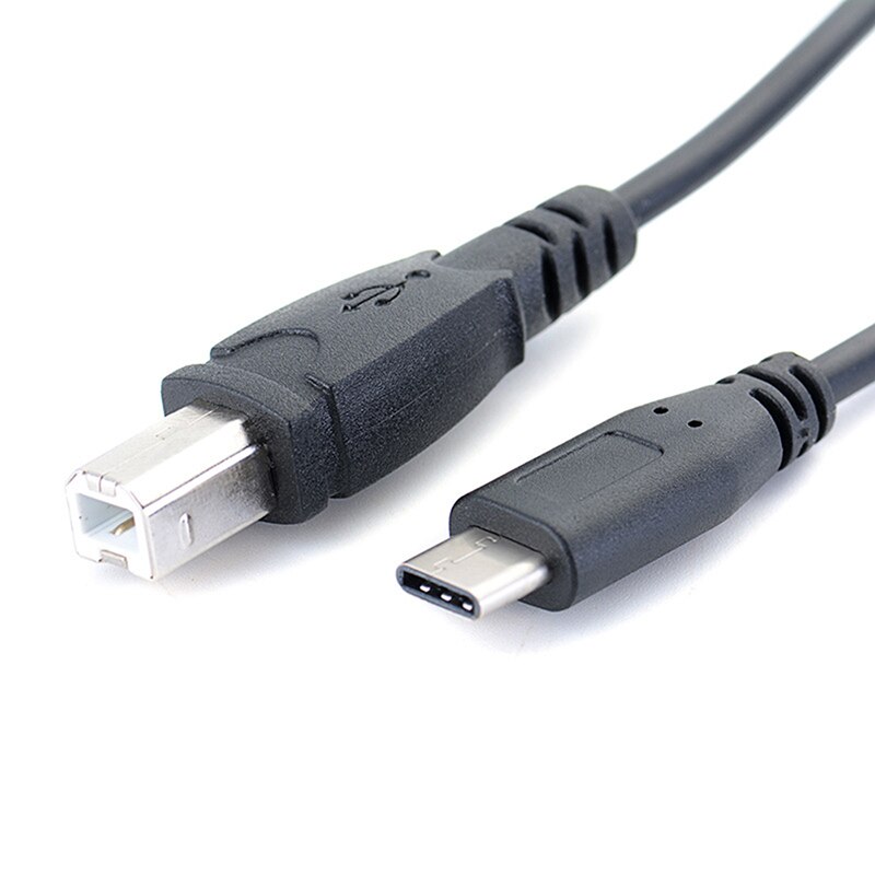 USB-C Type-c Male To USB B Type Male Data Cable 1m Cord For Cell Phone&Printer&Electronic Organ