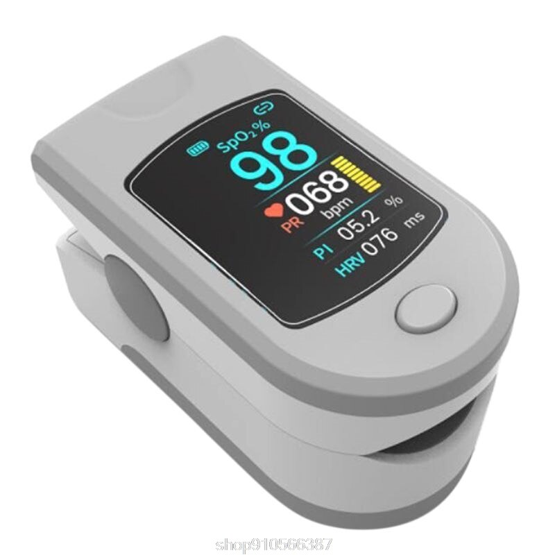 Mini Protable Bluetooth Fingertip Pulse Oximeter Heart Rate Blood Oxygen SpO2 PR PI HRV Monitor LCD Display N04 20: Default Title