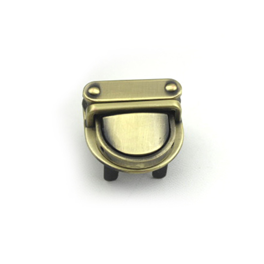 1PC Durable Buckle Twist Lock Hardware For Bag Shape Handbag DIY Turn Lock Bag Clasp: copper