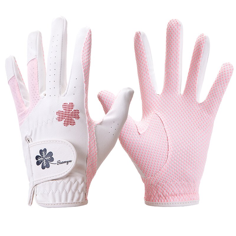 Women's golf gloves Korean anti slip gloves palm silicone particles left and right hands