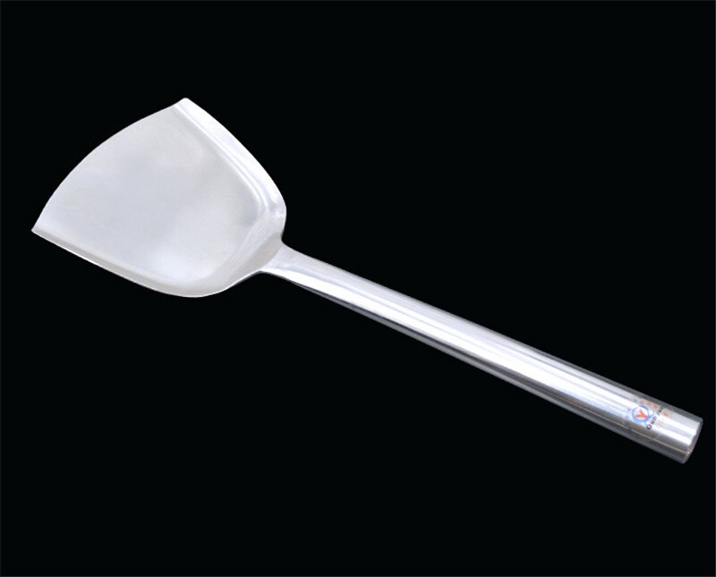 80cm long Handle big stainless steel chef cooking canteen spatula shovel Fried vegetable shovel Canteen tools kitchen items