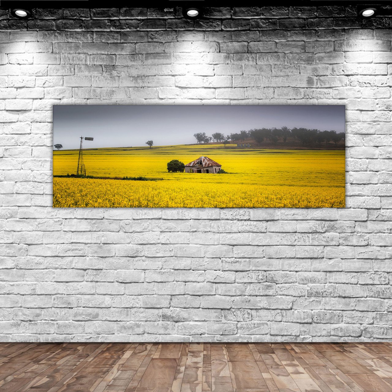 Bk Thuis Landschap Panorama Canvas Tafel 100x35cm-3 Moderne Handig Betrouwbare Decoratie Eenvoudige Nabijheid: Default Title