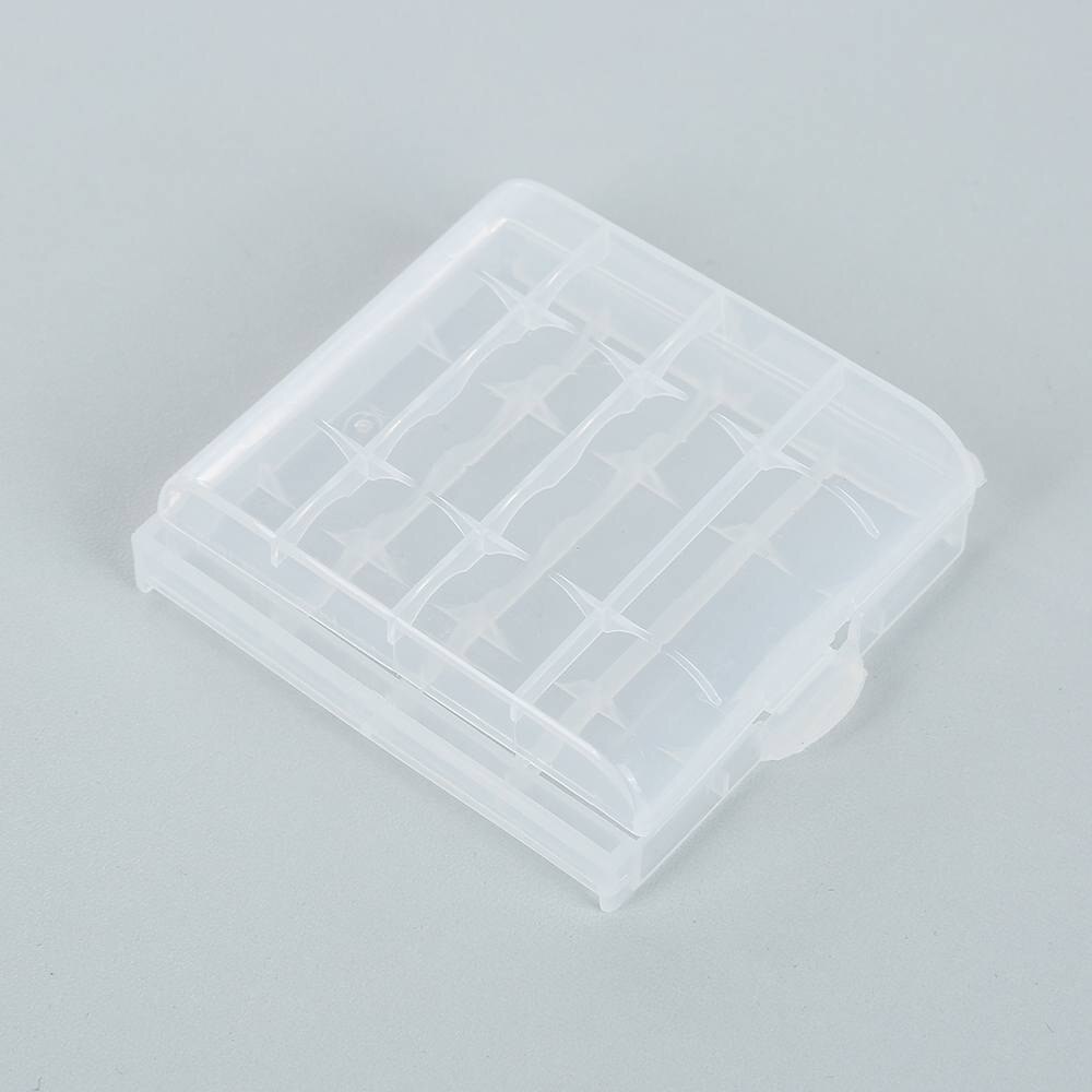 Hard Plastic Case Cover Houder voor AA AAA 14500 10440 Batterij Opbergdoos qW7H