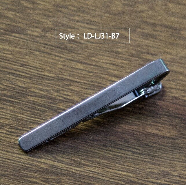 Eenvoudige Mode Stijl Stropdas Clip Voor Mannen Metal Gold Tone Eenvoudige Bar Sluiting Praktische Stropdas Sluiting Tie Pin Voor mens: LD-LJ31-B7