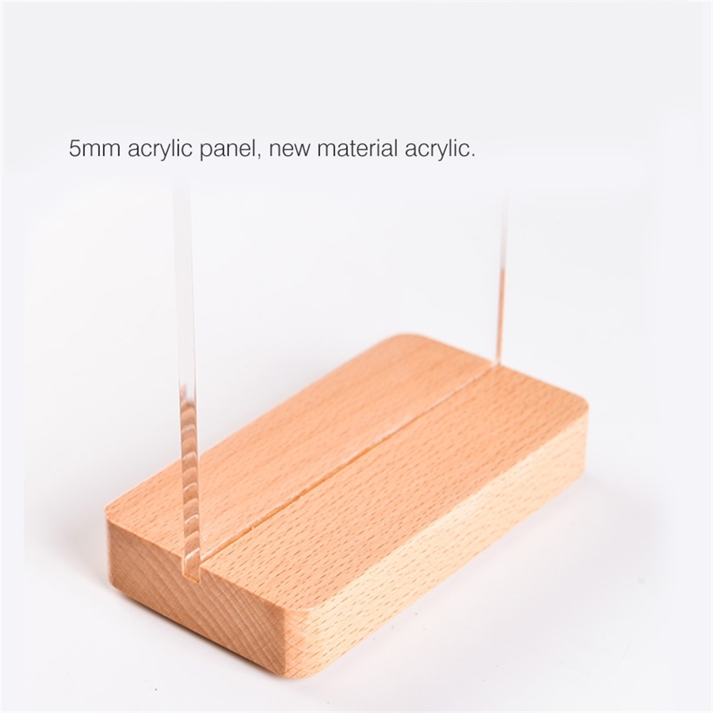 A5 279*168mm Acrylic Restaurant Table Menu Sign Holder Display Stand With Poster Menu Paper Frame