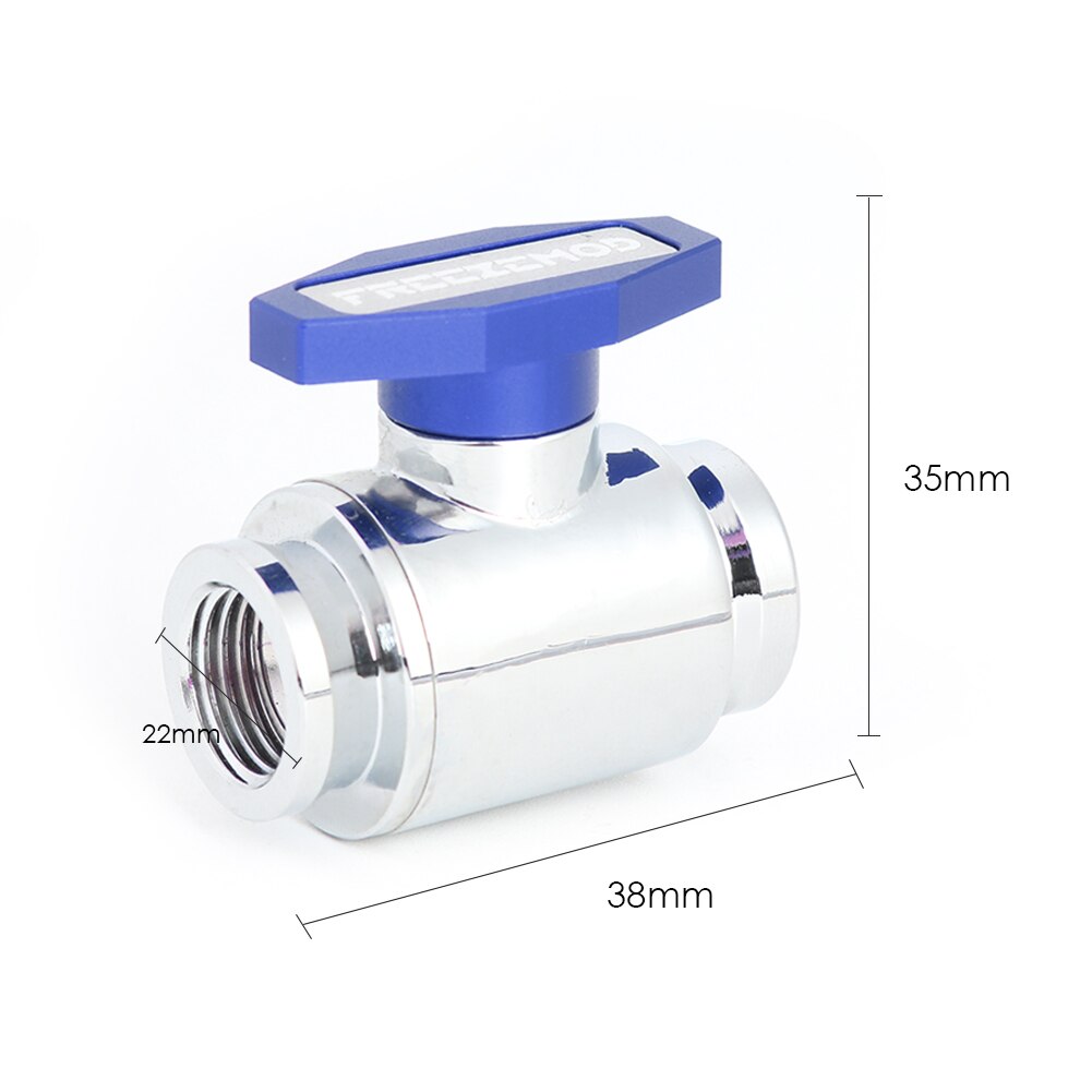 FM-YGNSS Computer PC Water Cooler Fitting Drain Valve G1/4 Vent Valve Double Inner Thread Water Ball Valve Waterway Control