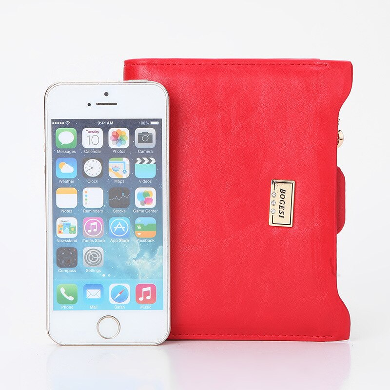 ¡Novedad! Cartera de pequeño y delgado para mujer, monedero de piel sintética con cremallera fina para mujer, Mini cartera de mano, carteras con cremallera baratas para mujer