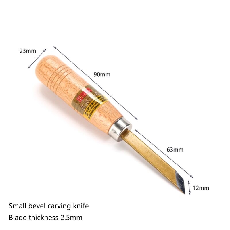 5 stuks vergulde draaibank houtsnijbeitels doe-het-zelf handbeitels messen guts
