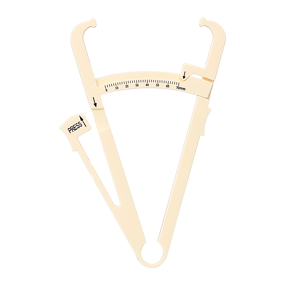 DIYWORK Body Fat Tester Personal Measure Tool Plastic Analysis Instrument 0-70mm Caliper Fitness Accessories