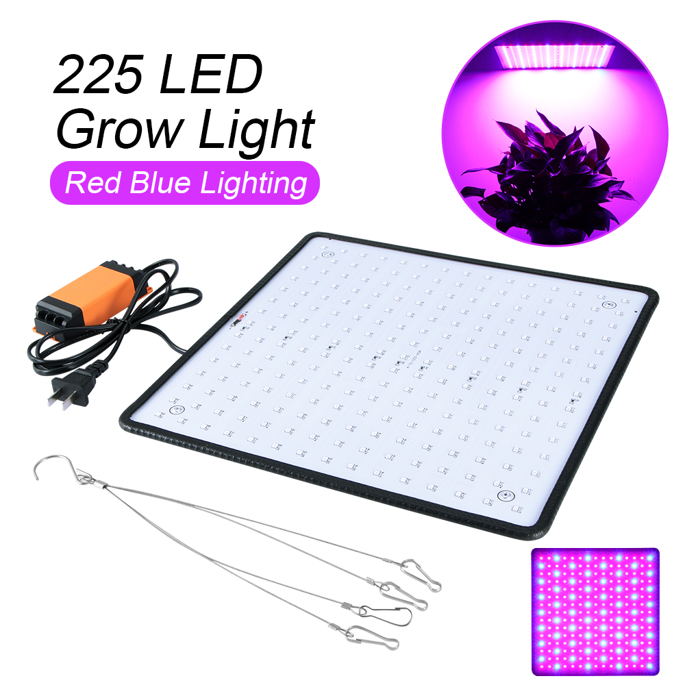 Led crescer painel de luz espectro completo com ir & uv planta crescente lâmpadas para plantas de interior hidropônico estufa: red bue light US