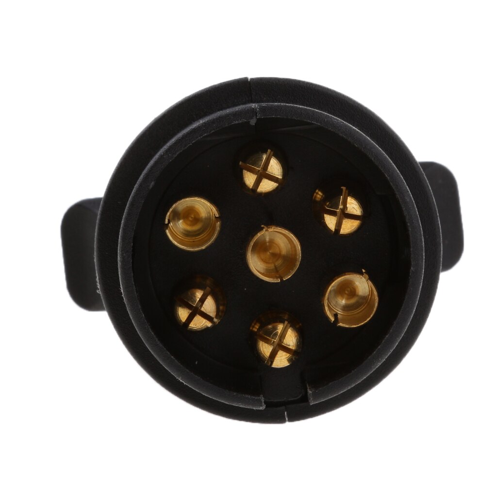 7-Pin Trailer Caravan Plug 7 Way Towing Car Wiring Connector Adapter 12V