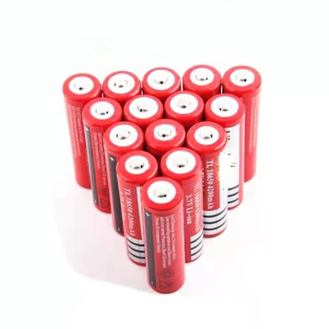 Original.BRC18650.batería de.litio.3.7V.voltios.6800mah.recargable.de.Li-Ion para elbanco.de.potencia.linterna..