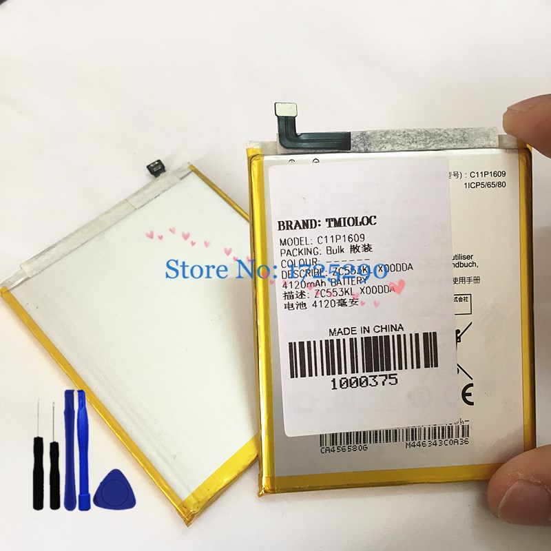 Bateria original c11p1609 4100mah, bateria para asus zenfone 3 max zc553kl x00dda zenfone 4 max 5.2 "zc520kl x00hd bateria + ferramenta