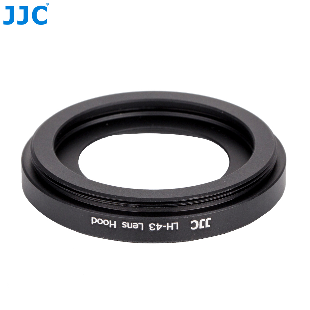 Jjc metal parafuso-na capa da lente da câmera para canon EF-M 22mm f/2 stm lente substitui canon EW-43 lente sombra protetor