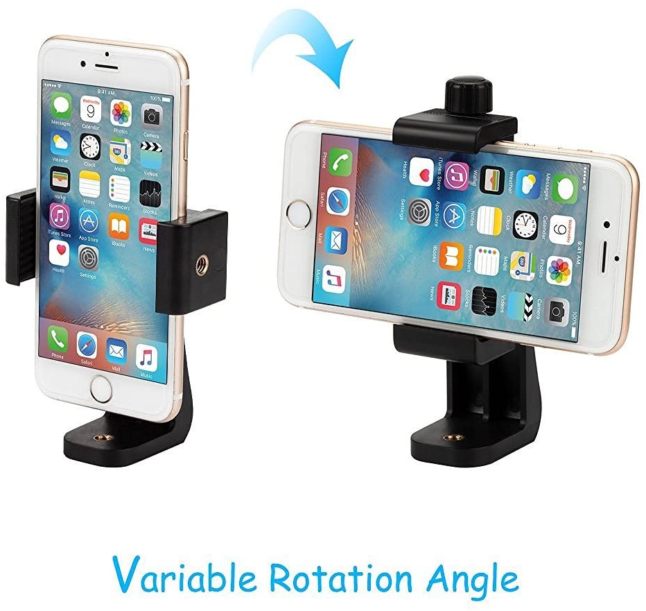 Universele Smartphone Tripod Mount Adapter, Past Alle Telefoons, Draait Verticale En Horizontale, Verstelbare Klem