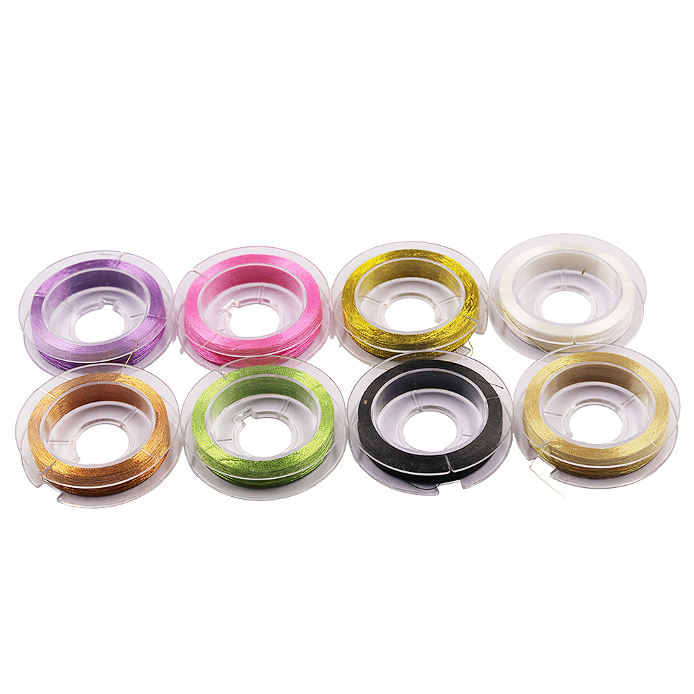 10pcs/pack 80M Sewing Metallic Thread Embroidery Crochet Threads Knitting Yarn Cross Stitch Threads DIY Sewing Supplies: mixed 10pcs