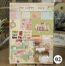 A4 vintage dekorative papirer planlægger journal deco pakke rejser scrapbooking forsyninger: Gp -02