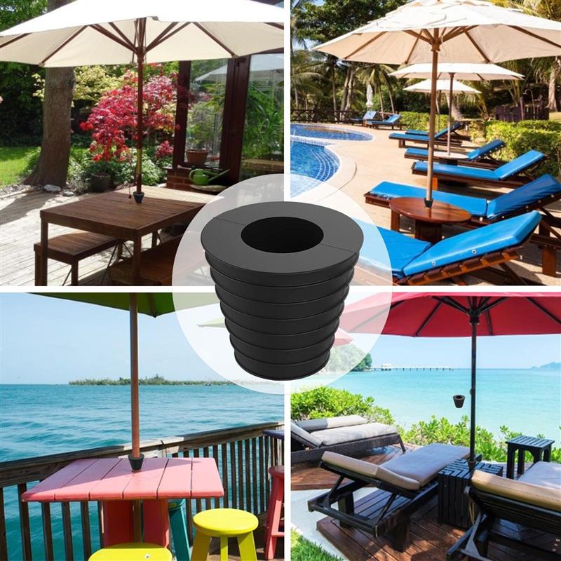 Patio Table Umbrella Cone Wedge Ring Plug Fits Umbrella Pole Diameter 38mm For Patio Table Hole Opening Or Parasol Base Stand