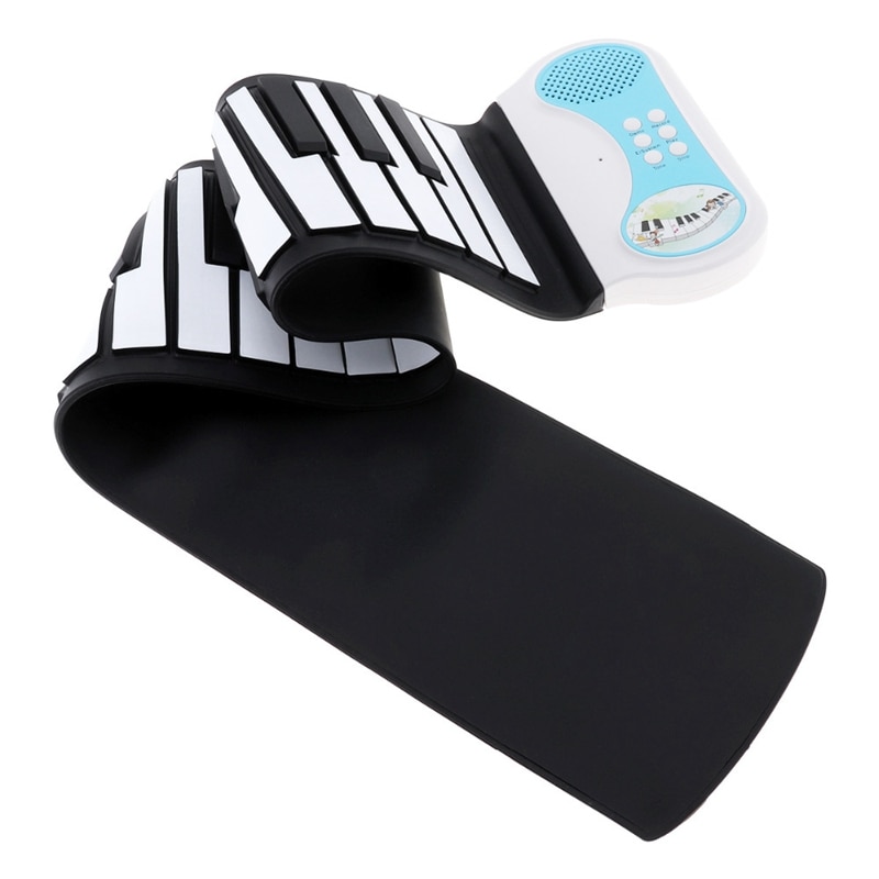 37 Keys Silicon Flexible Hand Roll Up Piano Soft Portable Electronic Digital Keyboard Organ Music For Children Student