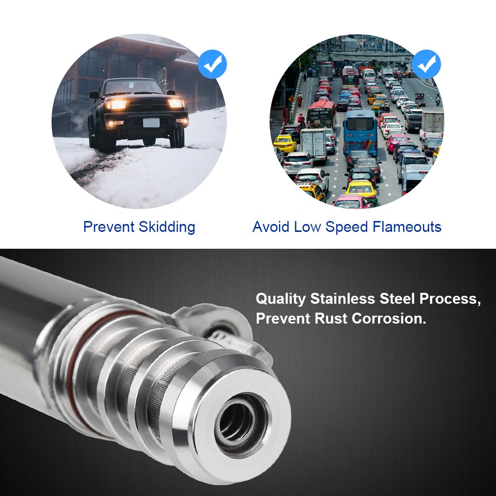 2pcs Intake & Exhaust Camshaft Position Actuator Solenoid Control Valve 12655420 12655421 For GM Chevrolet Chevy Cobalt Malibu