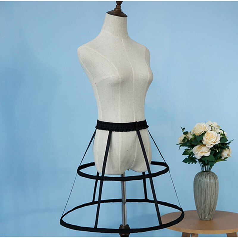 Zwei Reifen Frauen Unterröcke Unterhose Unterrock Weiß Schwarz Krinolinen Für Kurz EINE Linie Kleid Cocktail Kleider Felsen Unterhose