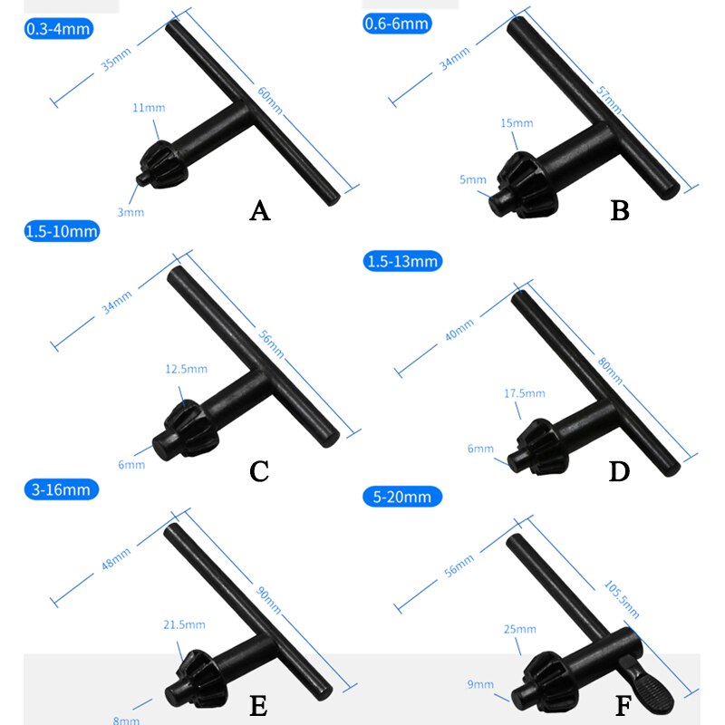 Mini Drill Chuck Micro 0.3-4mm Taper Mount Drill Chuck and Wrench Chuck Key Lathe drill accessory