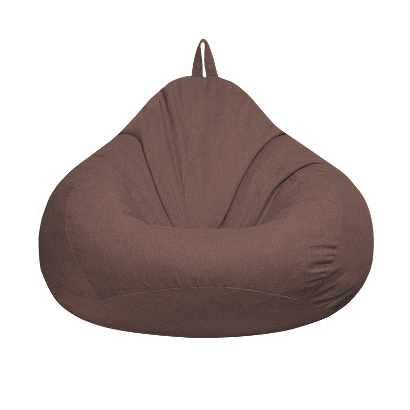 Sofás perezosos sin relleno para adultos, silla tipo Bean Bag, sala de estar sofá para, dormitorio, hogar, Tatami, tumbona, asiento: COFFEE