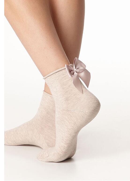 De calcetines de lazo Streetwear mujeres corta de calcetines de Color caramelo Pantalón corto con contraste de Color Sockings señoras Bowknot Sox 1 pares/2 uds
