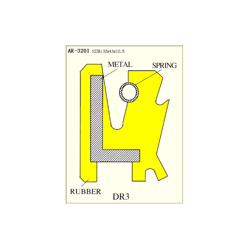 32*43*12.5 Motorfiets Voorvork Demper Oliekeerringen Voor KZ250 D2 KZ250 D1 DR125 SP125 RD350LC G J